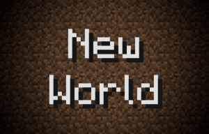 Herunterladen New World zum Minecraft 1.10.2